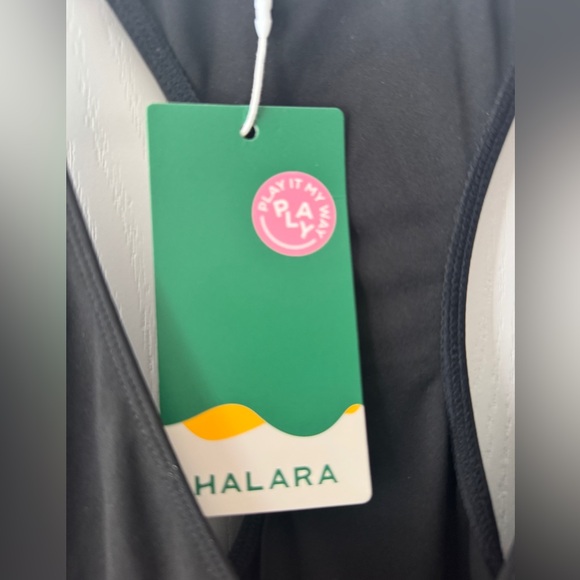 Halara Sport Dress W/ attached bike short - hankerchief hem NWT Size L - Picture 3 of 9